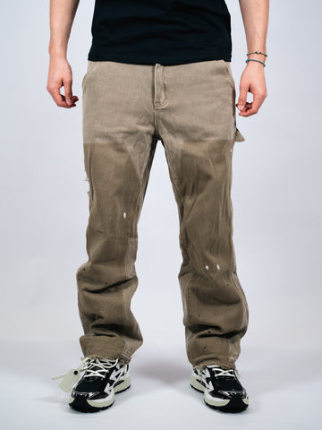 Flared Mocha Denim