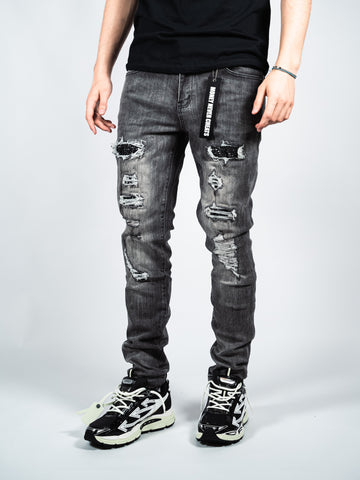 Black Crystal Denim
