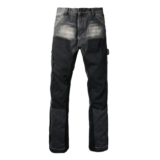 Black Flared Denim