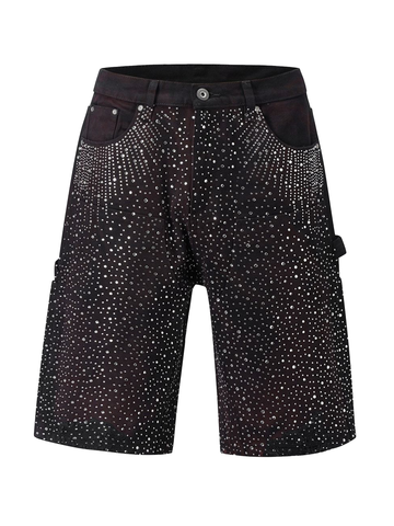 Black Denim Shorts