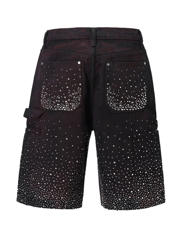 Black Denim Shorts