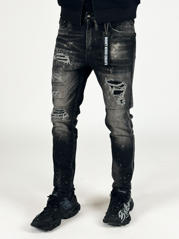 Grey Washed Denim