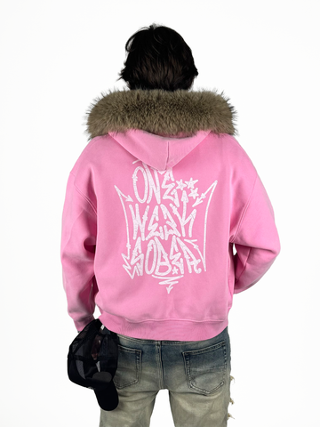 Hanorac Pink Fur