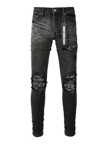 Dark Bandana Denim